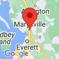 Map of Marysville, WA US